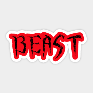 BEAST BODYBUILDING Sticker